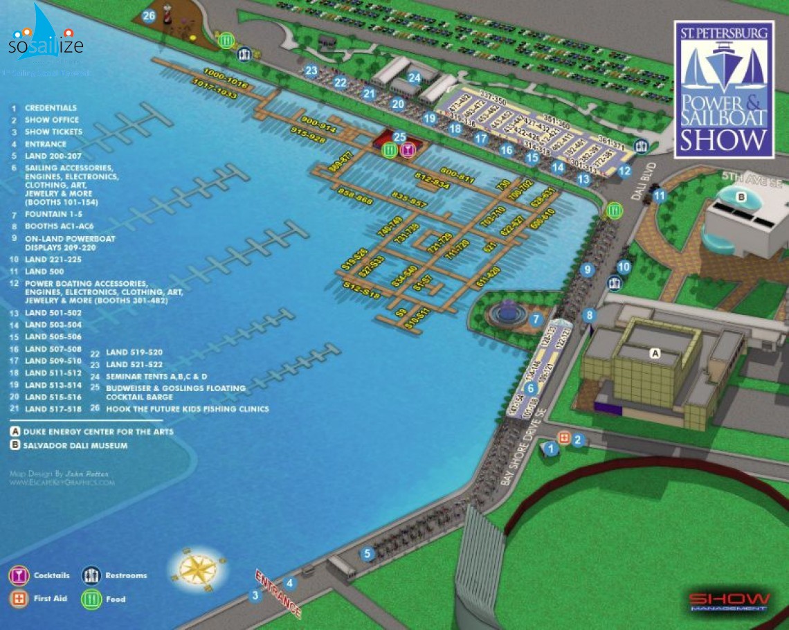 39th Annual St. Petersburg Power & Sailboat Show, 2016 Dec 1-4, St. Petersburg, Fla.