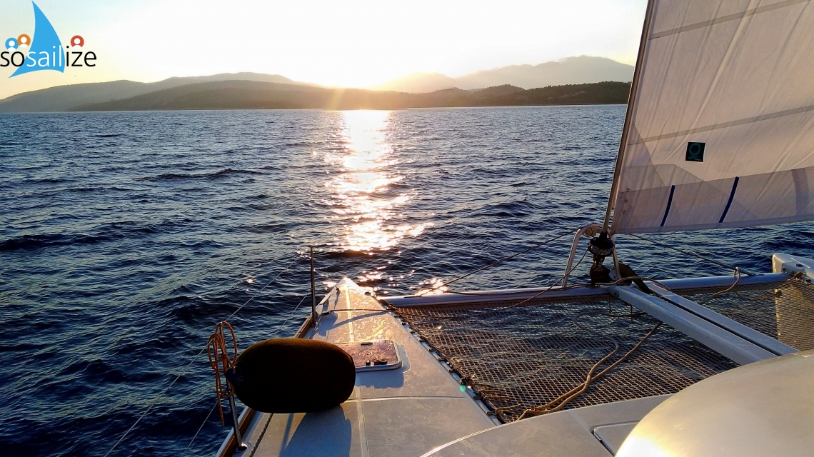 Sailing on a Catamaran in Croatia