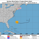 Key Messages for #TropicalStorm #Henri<br /><br />Advisory 19: 11:00 AM EDT Fri Aug 20, 2021<br />	<br />1. Dangerous storm surge inundation and hurricane conditions are possible beginning Sunday in portions of Long Island, Connecticut, Rhode Island, and southeastern Massachusetts, where a Storm Surge Watch and Hurricane Watch are in effect. Residents in these areas should follow any advice given by local officials.	<br /><br />2. Heavy rainfall may lead to flash, urban, and small stream flooding, along with the potential for widespread minor and isolated moderate river flooding, over portions of southern New England Sunday into Monday.<br /><br />3. Swells from Henri will begin to reach much of the east coast of the U.S. and	Atlantic Canada by the end of the week and continue through the weekend. These swells could cause life-threatening surf and rip currents.