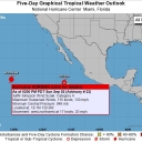 1100 AM PDT Sun Sep 2 2018, 5 day forecast#HurricaneNorman, located near 1300 miles west-southwest of the southern tip of the Baja California peninsula