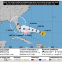 #HurricaneDorian Observation #25 Date: 8/30/2019 11:00:00 AM EDTPosition: 24.5, -69.8Sustained Wind Speeds: 109mph