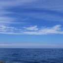 The sky over the English channel.