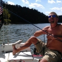Single handing on Little River.