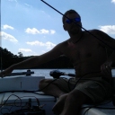 Single handing on Little River.