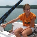 Arielle at the helm.