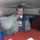 Coffee on a winter overnight