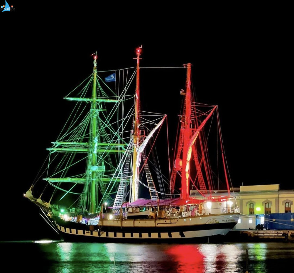 Spotted in La Spezia: The historic Nave Palinuro! 🚢 Originally launched in 1934, this stunning schooner continues to serve as a training vessel for the Italian Navy, keeping the art of traditional navigation alive. A true master of the Mediterranean! 🌊#MaritimeHistory #NavePalinuro #MarinaMilitare #SailingVessel #TrainingShip #Italy