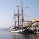 Happening now: Nave scuola Palinuro stazione marittima Trieste Italy