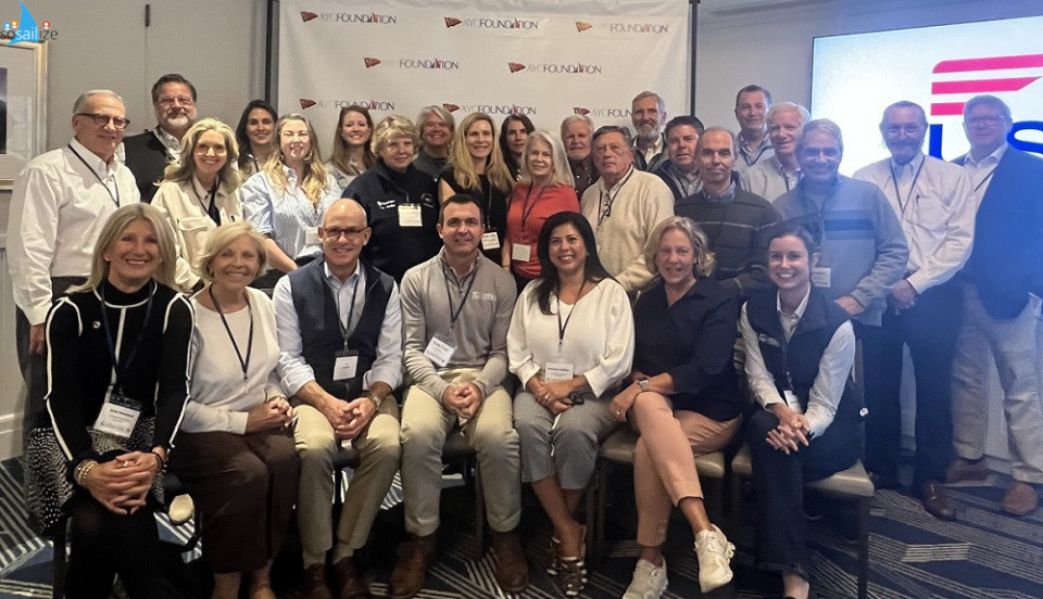 HISTORIC SUMMIT! ⛵ The Annapolis Yacht Club Foundation and @US_Sailing hosted the inaugural Sailing Foundation Summit this weekend! 18 foundations/clubs gathered to tackle challenges, grow the sailing pipeline, and enrich communities. Great discussions led by David Rulien, Gary Jobson, and Andrew Dye, Esq. #SailingFoundationSummit #GrowSailing #USSAILING #AYC