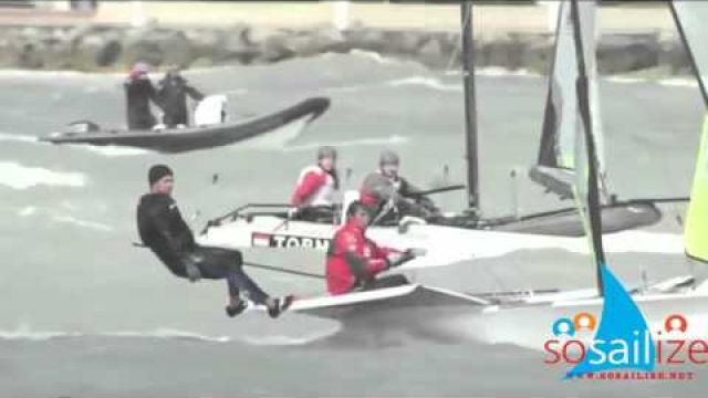 Several boats capsize in Sailing World Competition off Clearwater Beach