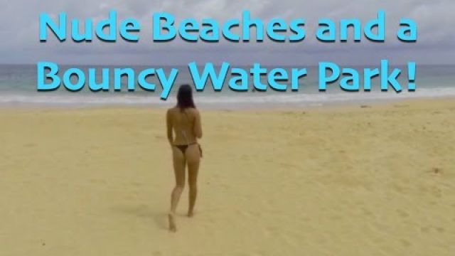 SE2 EP37. Nudist beaches and a Bouncy water park - Exploring St Anne - Sailing the Caribbean