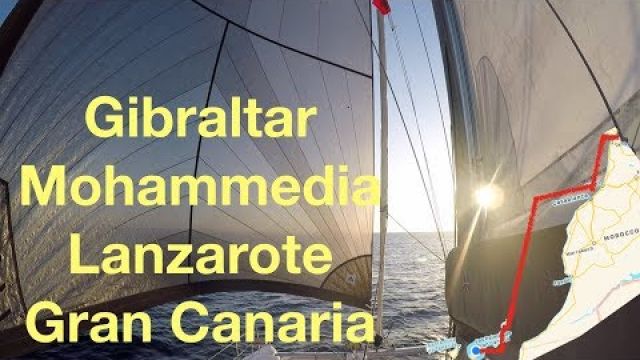 Catamaran Sailing from the Med into the Atlantic