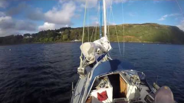 Single handed sailing from Mallaig to Portree