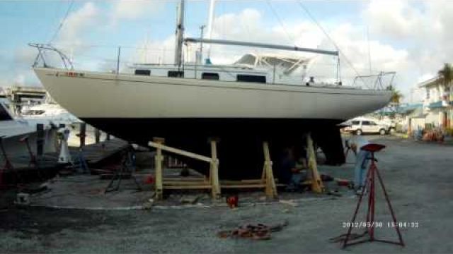 soporte madera barco