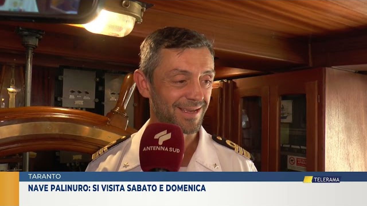 TARANTO. NAVE PALINURO: SI VISITA SABATO E DOMENICA