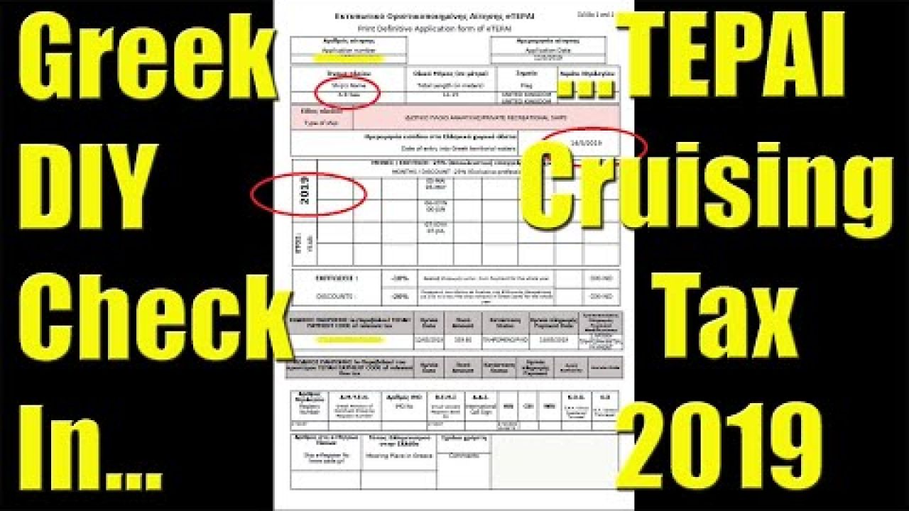 How to check into Greece & the TEPAI cruising tax - Sailing A B Sea (Ep.077)
