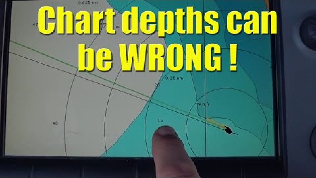 Chart depths can be WRONG ! - Sailing A B Sea (Ep.091)
