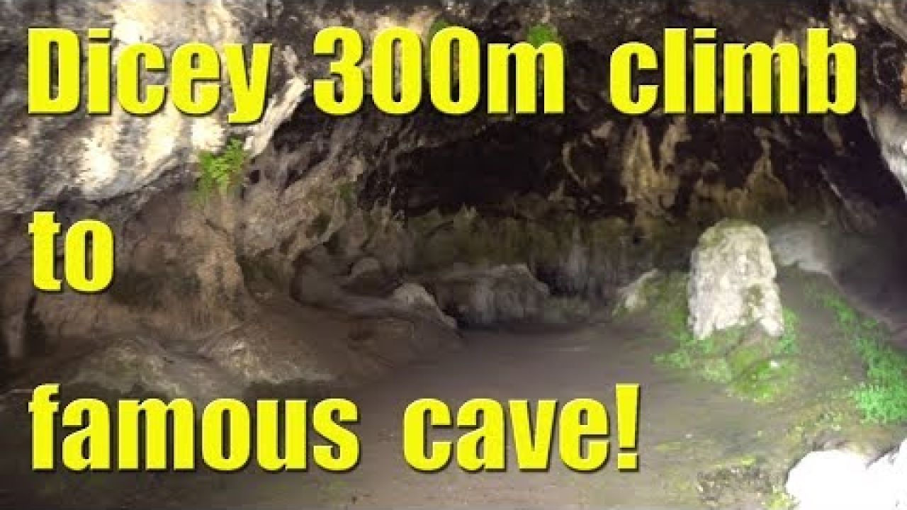 Dicey 300m climb to a FAMOUS CAVE - Sailing A B Sea (Ep.078)