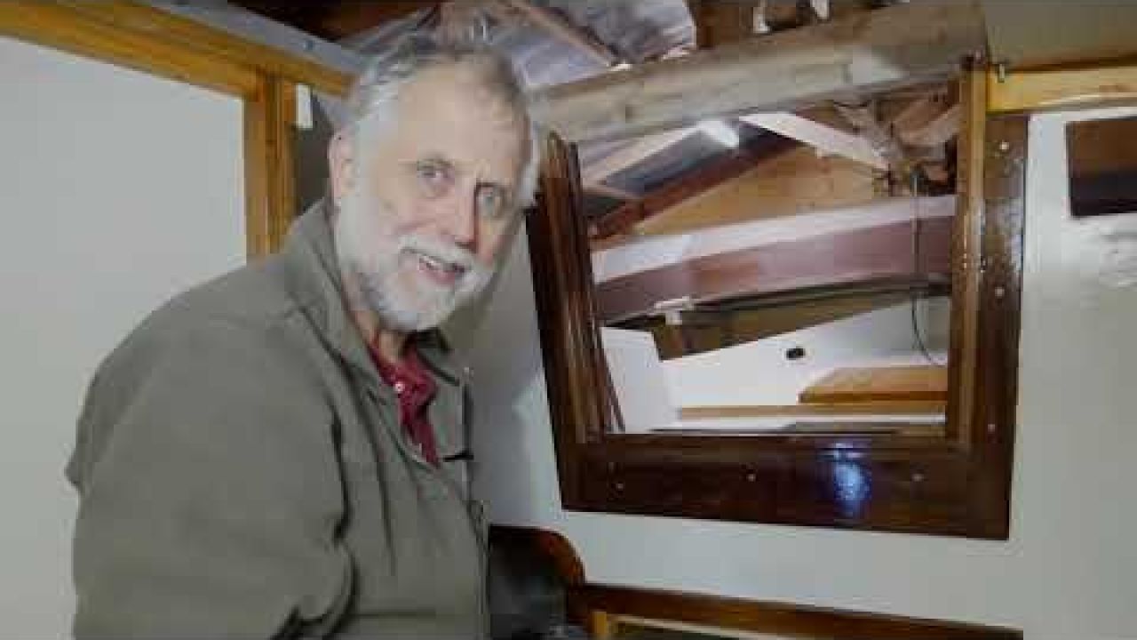 Under-quarter berth and engine room storage, and laminated stringers - SV Tapatya EP153