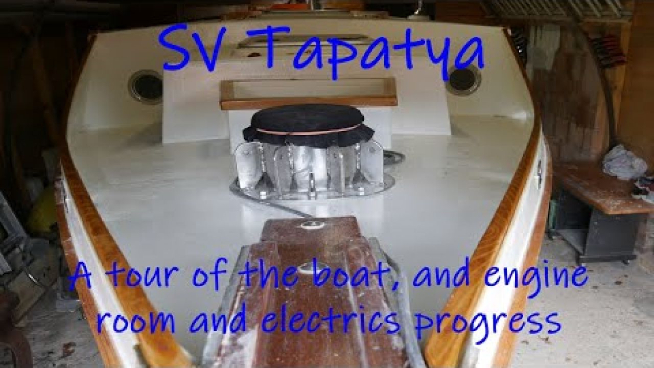 A tour of the boat, and engine room and electrics progress - SV Tapatya EP178