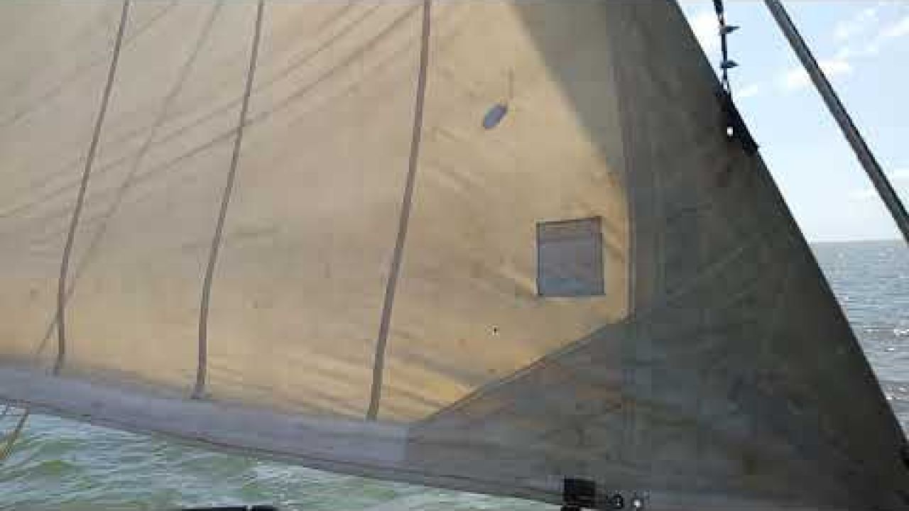 Anna trijntje tacking to Vlieland