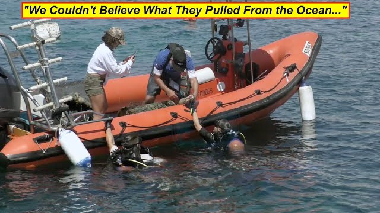 "We Couldn't Believe What They Pulled From the Ocean..." #liveaboard #sailing #plasticwaste