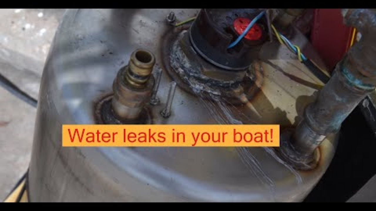 Water leaks in your boat! Where is the leak!