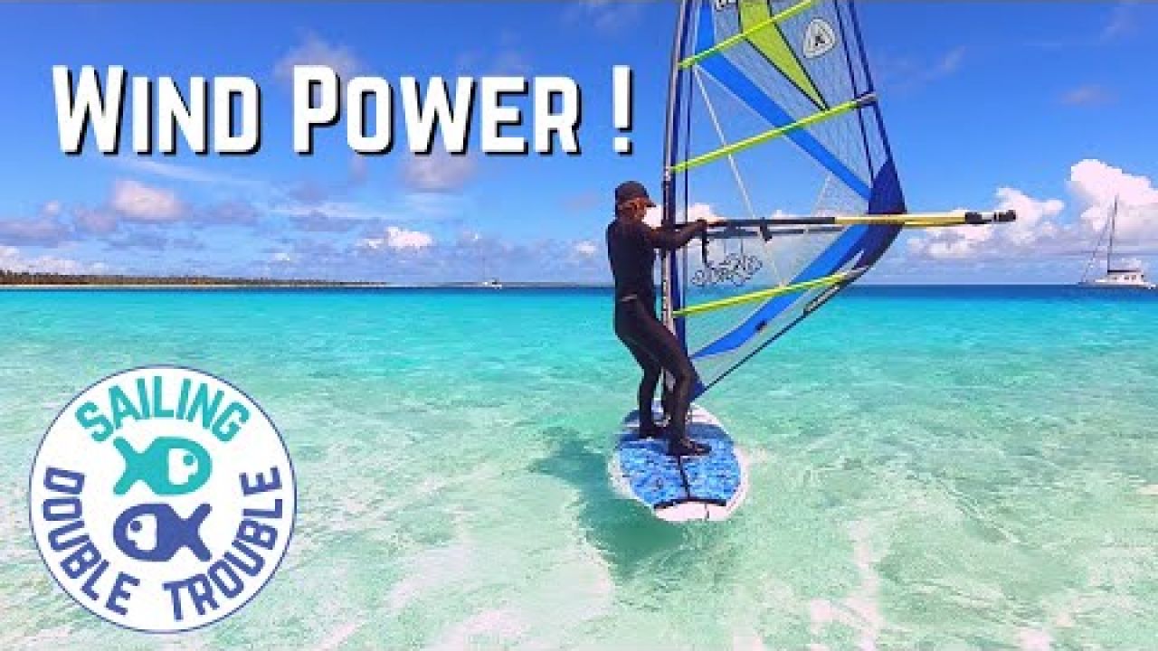 Learning to WINDSURF and Squally Weather  - SAILING LIFE EP82 || Marshall Islands